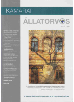 Dr. Perényi János - Kamarai Állatorvos 2022/1. Dr. Perényi János - Kamarai Állatorvos 2022/1., Budapest 2022 antikvár könyv