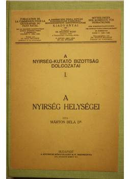  - A Nyírség-kutató Bizottság dolgozatai, I-III. + I füzet, null 0 antikvár könyv