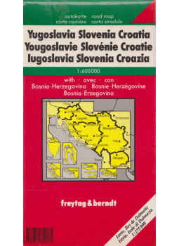  - Jugoslawien - Slowenien - Kroatien 1:600000, Wien 0 antikvár könyv