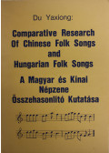 Yaxiong, Du - Comparative Research Of Chinese Folk Songs and Hungarian Folk Songs