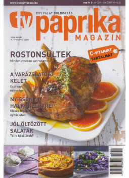 Zsigmond Gábor - TV Paprika Magazin 2014. január, Budapest 2014 antikvár könyv