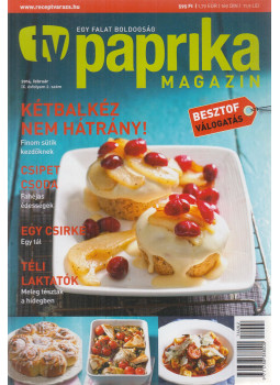Zsigmond Gábor - TV Paprika Magazin 2014. február, Budapest 2014 antikvár könyv