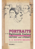 Charles-Augustin Sainte-Beuve - Portraits of the Eighteenth Century Volume I.