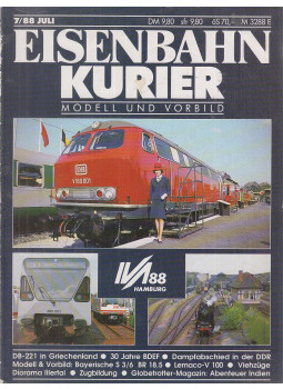 Wesemann, Rolf, Schumacher, Wolfgang - Eisenbahn-Kurier 7/88 Juli, Freiburg 1988 antikvár könyv