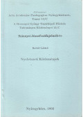 Bachát László - Szinnyei József szófajelmélete