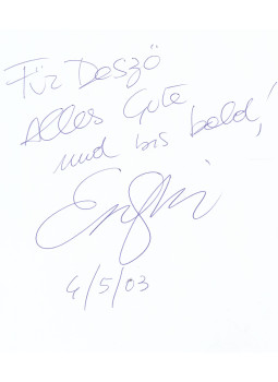  - Eva Mei autogram, null 0 antikvár könyv