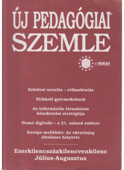 Schüttler Tamás (főszer) - Új Pedagógiai Szemle 1999. 7-8., Budapest 1999 antikvár könyv