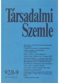 Bihari Mihály - Társadalmi Szemle 1992/8-9.
