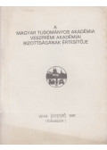 Dr. Bakács Tiborné,Cingráber János - A Magyar Tudományos Akadémia veszprémi akadémiai bizottságának értesítője