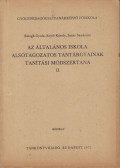 Balogh Gyula,Rejtő Károly,Szász Sándorné - Az általános iskola alsótagozatos tantárgyainak tanítási módszertana II.