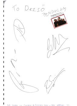  - Pendulum autogram, null 0 antikvár könyv