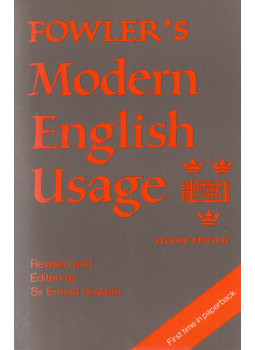 H. W. Fowler - A Dictionary of Modern English Usage H. W. Fowler - A Dictionary of Modern English Usage, Oxford 1983 antikvár könyv