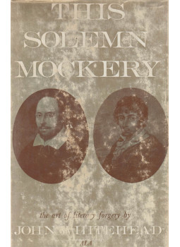 John Whitehead - This solemn mockery, London 1973 antikvár könyv