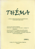 Zsengellér József - Théma 1999/1.