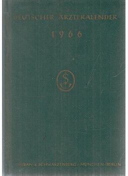 Hoffmann, Kurt - Deutscher Ärztekalender 1966, München-Berlin 1966 antikvár könyv