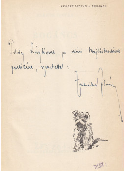 Fekete István - Bogáncs (dedikált) Fekete István - Bogáncs (dedikált), Budapest 1958 antikvár könyv