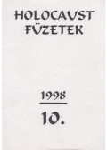 Szita Szabolcs - Holocaust füzetek 1998/10.