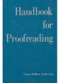 Laura Killen Anderson - Handbook for Proofreading, Lincolnwood 1990 antikvár könyv