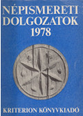 Faragó József,Dr. Kós Károly - Népismereti dolgozatok 1978