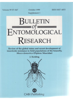 J. Keiding - Bulletin of Entomological Research Volume 89 October 1999 Supplement 1, Wallingford-New York 1999 antikvár könyv