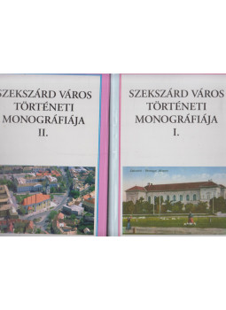 K. Balog János (szerk.) - Szekszárd város történeti monográfiája I-II., Szekszárd 1989 antikvár könyv