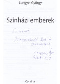 Lengyel György - Színházi emberek (dedikált)