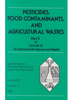 Shahamat U. Khan - Pesticides, Food Contaminants, and Agricultural Wastes, Ottawa 1996 antikvár könyv
