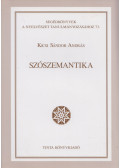 Kicsi Sándor András - Szószemantika