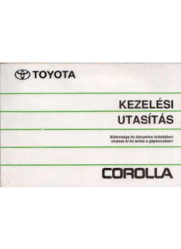 - Toyota Corolla kezelési utasítás, null 1997 antikvár könyv