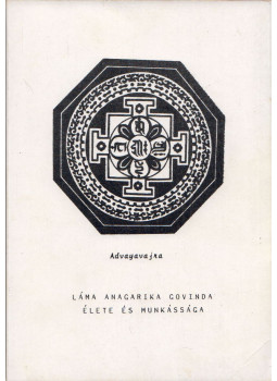 Advayavajra - Láma Anagarika Covinda élete és munkássága, Budapest 1988 antikvár könyv