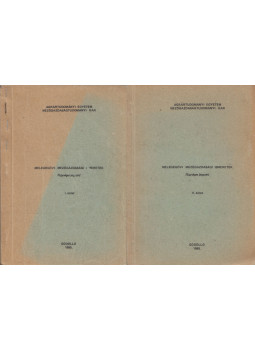 Dr. Szabó Lajos - Melegégövi mezőgazdasági ismeretek I-II., Gödöllő 1985 antikvár könyv