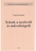 Végvári József - Írások a nyelvről és műveltségről