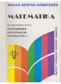 - Közönséges differenciálegyenletek I.-II. - Közönséges differenciálegyenletek I.-II., Budapest 1989 antikvár könyv