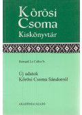 Bernard Le Calloc'h - Új adatok Kőrösi Csoma Sándorról