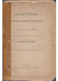 Fejérpataky László - Oklevelek II. István korából