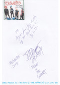  - The Casualties autogram