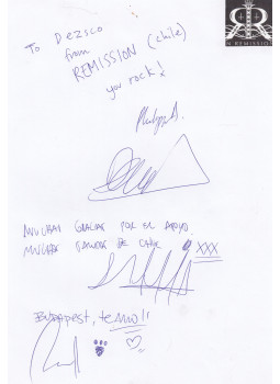  - Remission autogram, null 0 antikvár könyv
