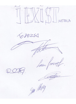  - I Exist autogram, null 0 antikvár könyv