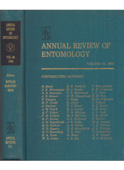 Thomas E. Mittler, Frank J. Radovsky, Vincent H. Resh - Annual Review of Entomology Volume 40, 1995, Palo Alto, California 1995 antikvár könyv