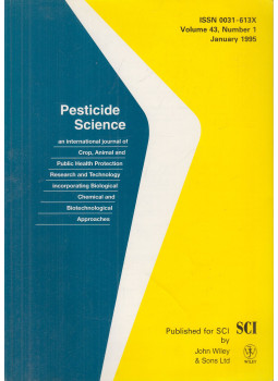 G. T. Brooks, L. G. Copping - Pesticide Science Volume 43, Number 1 January 1995, Chichester 1995 antikvár könyv