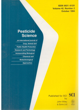 G. T. Brooks, L. G. Copping - Pesticide Science Volume 42, Number 2 October 1994, Chichester 1994 antikvár könyv