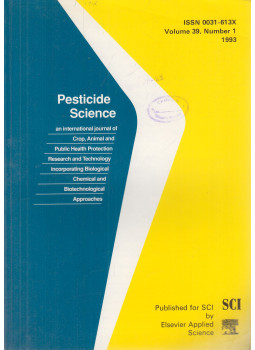 G. T. Brooks, L. G. Copping - Pesticide Science Volume 39, Number 1 1993, Barking 1993 antikvár könyv