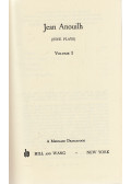 Jean Anouilh - Jean Anouilh Volume I.