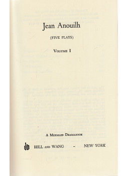 Jean Anouilh - Jean Anouilh Volume I. Jean Anouilh - Jean Anouilh Volume I., New York 1958 antikvár könyv