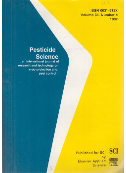 G. T. Brooks, L. G. Copping - Pesticide Science Volume 34, Number 4 1992, Barking 1992 antikvár könyv