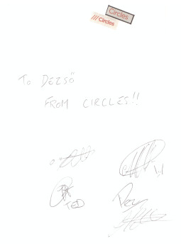 - Circles autogram - Circles autogram, null 0 antikvár könyv
