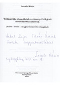 Laczik Mária - Trilingvális vizsgálatok a viszonyt kifejező melléknevek körében (dedikált)