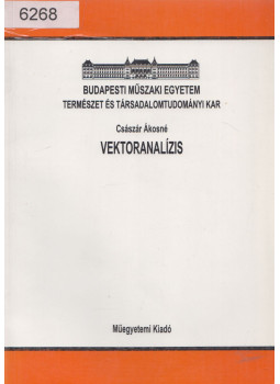 Császár Ákosné - Vektoranalízis Császár Ákosné - Vektoranalízis, Budapest 1997 antikvár könyv