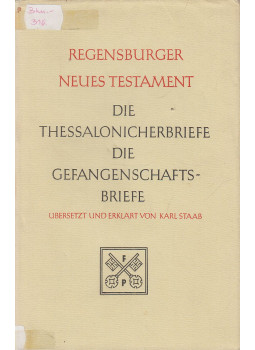 Staab, Karl - Regensburger Neues Testament 7. Band, Regensburg 1969 antikvár könyv