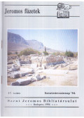 Tarjányi Béla - Jeromos füzetek 17. szám